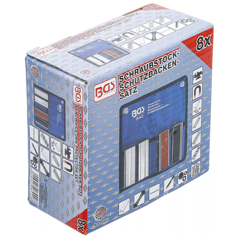 Set 4 perechi bacuri protectie menghina 100mm, BGS