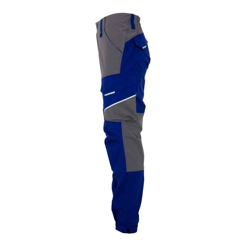 Pantaloni de lucru, talie strecth Elastico, albastru-gri, marimea L