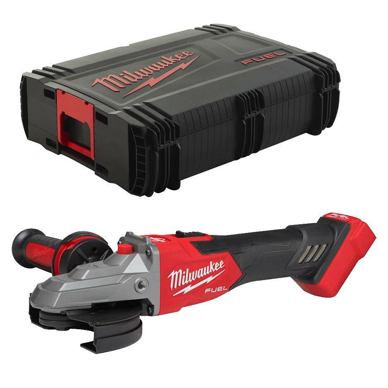 Polizor unghiular 125 mm cu cap plat, 18V, SOLO, tip M18 FSAGF125XB-0X