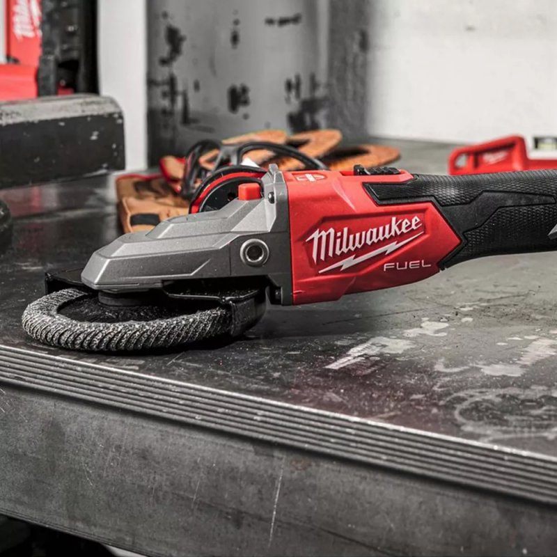 Polizor unghiular 125 mm cu cap plat, 18V, SOLO, tip M18 FSAGF125XB-0X