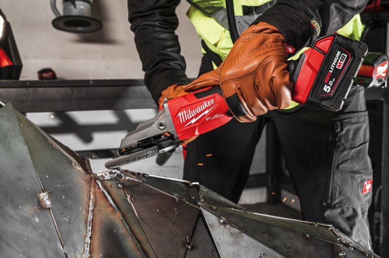 Polizor unghiular 125 mm cu cap plat, 18V, SOLO, tip M18 FSAGF125XB-0X