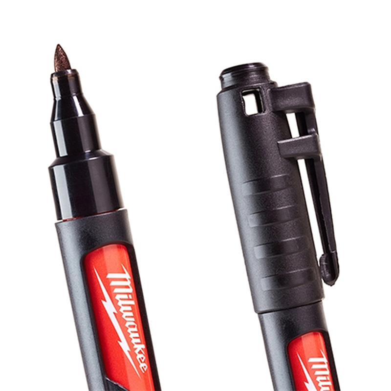 Marker permanent INKZALL™ negru, varf acrilic, compatibil cu ecranele tactile