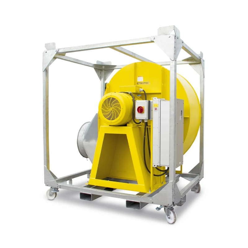 Ventilator centrifugal industrial, de presiune mare, Trotec, tip TFV1200 (fara cadru)