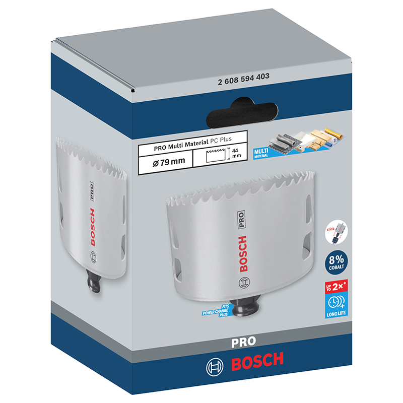 Carota Bosch PRO Multi Material PC Plus, 79 mm