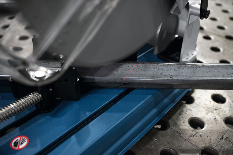 Debitor de metale cu disc abraziv si acumulatori, 355 mm, 12 V, SOLO, tip GCD 18V-355