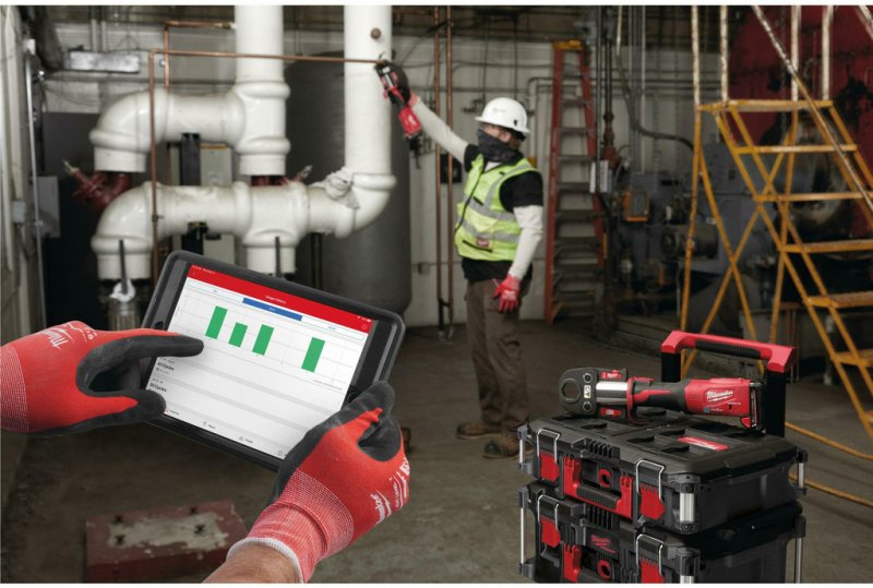 Presa hidraulica pentru sertizat tevi metalice sau compozite, M18™, 2x3Ah, FORCE LOGIC™ Milwaukee High Force, tip M18 ONEBLHPT-302C