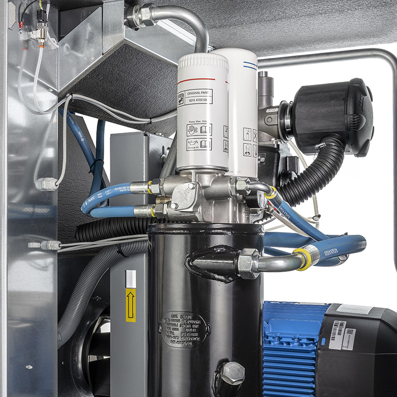 Compresor cu surub si uscator NEW SILVER+D 25/500, 13 bar