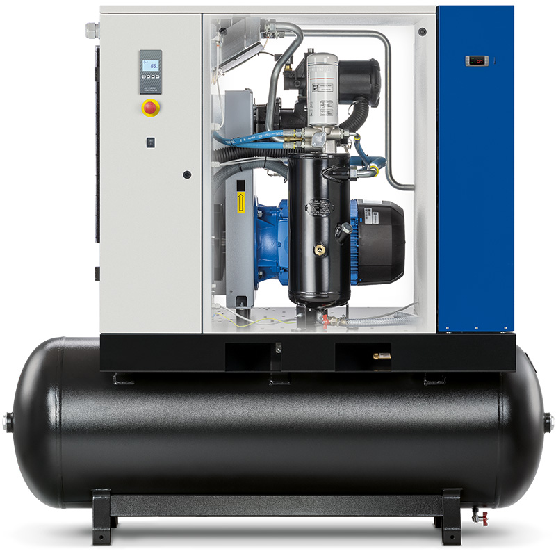 Compresor cu surub si uscator NEW SILVER+D 30/500, 13 bar