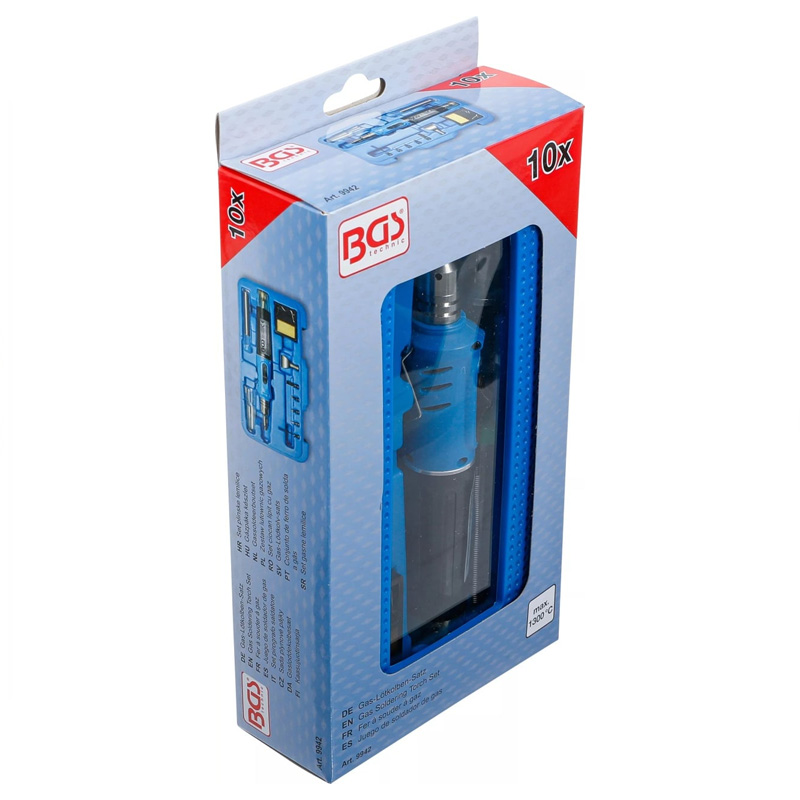 Set pistol de lipit cu gaz, pentru piese electronice, conectori, cabluri electrice, BG-9942