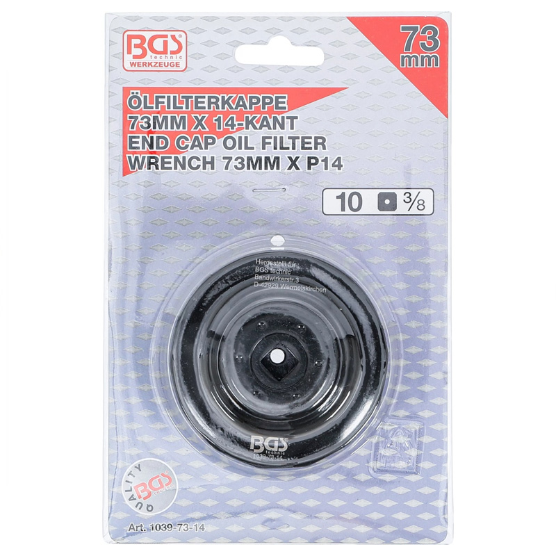 Cheie capac pentru filtru de ulei Ø73 mm x P14, pentru Lexus, si Toyota