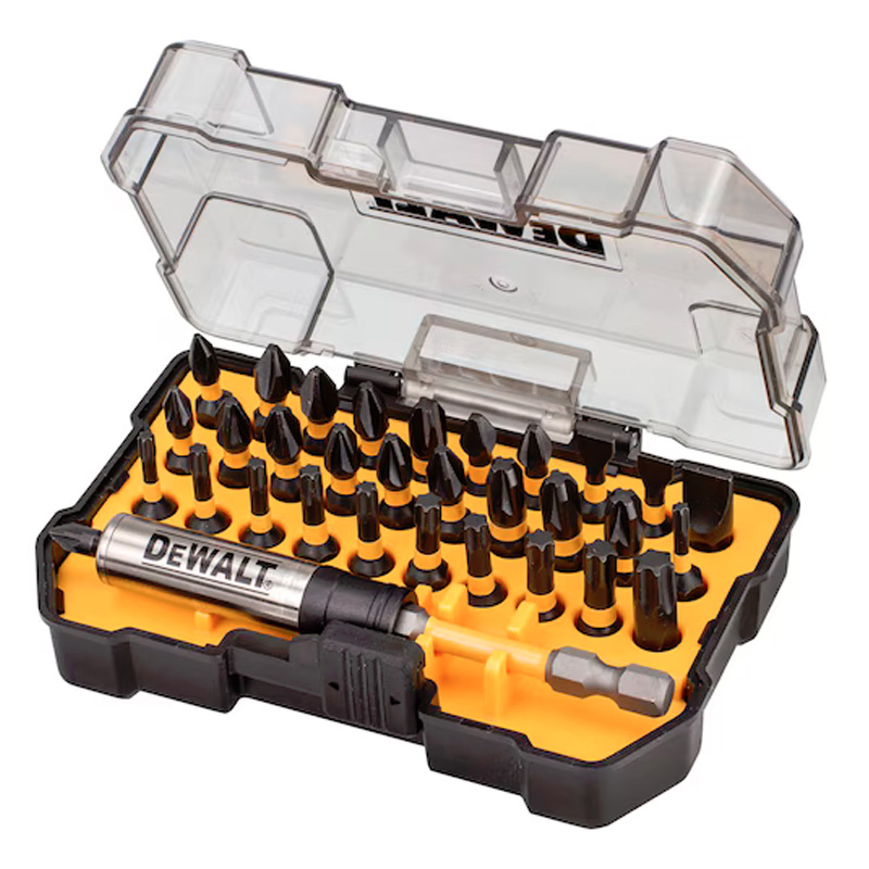 Set 32 accesorii pentru insurubare, 31 biti de impact EXTREME FLEXTORQ 25 mm, cu prelungitor pentru biti, tip DT70587T-QZ