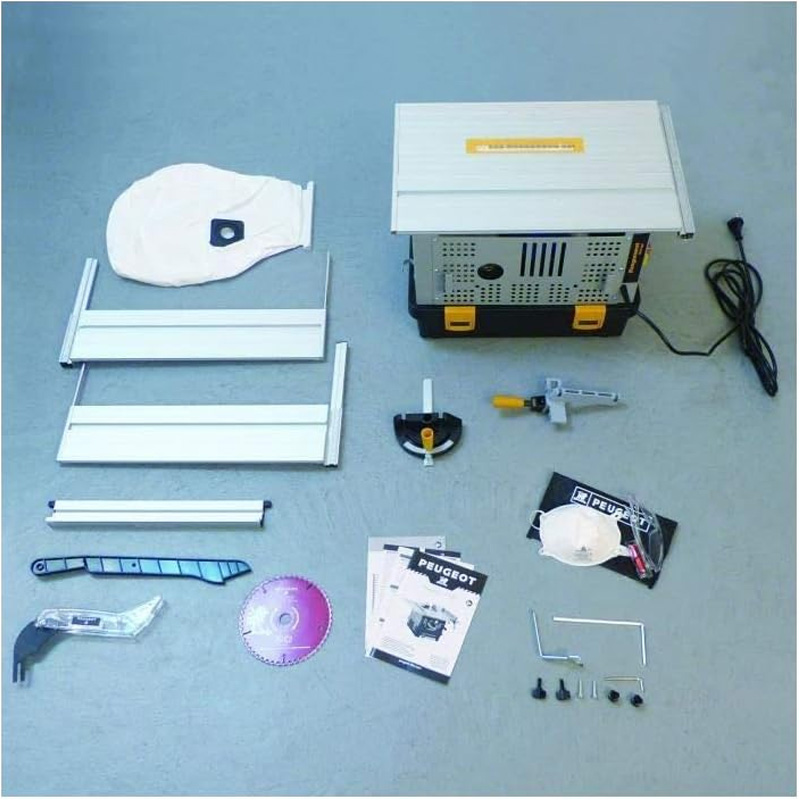 Fierastrau circular de banc cu aspirator integrat, 2200 W, Peugeot tip ENERGYSAW-180ASP