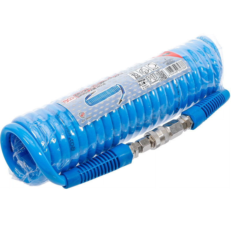 Furtun de aer din poliuretan SH98, 6m, 12x8, cuple rapide