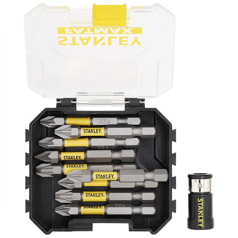 Set 10 varfuri (biti) de impact, PZ x 50 mm, Hex 1/4