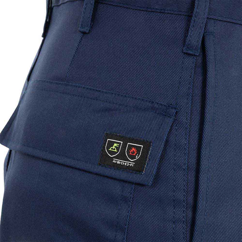 Costum salopeta ignifuga, FLAME, bleumarin, S