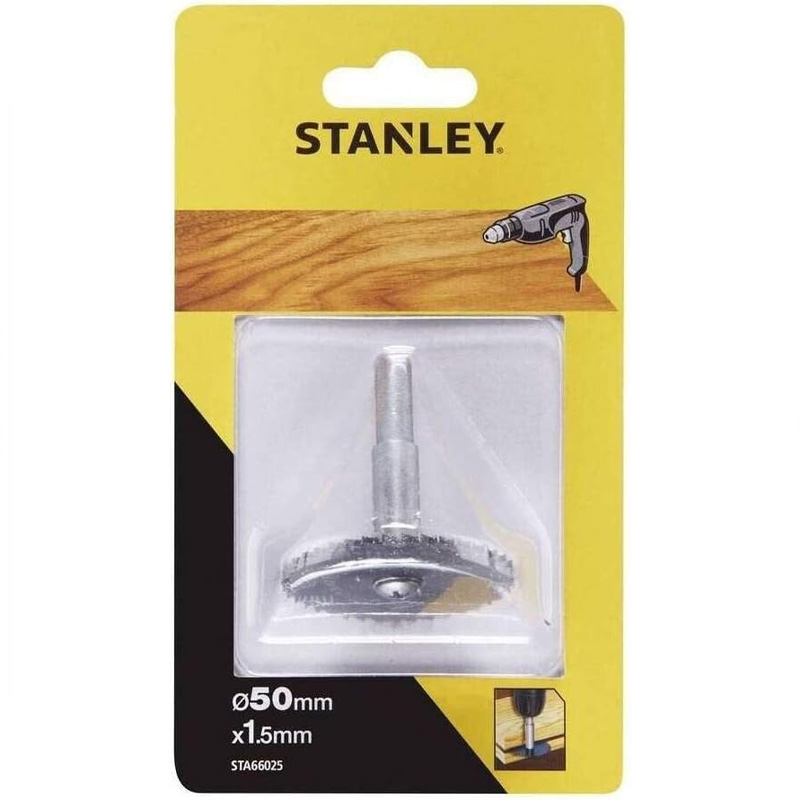 Freza circulara pentru lemn, Ø50x1.5 mm, 8 mm, Stanley tip STA66025-QZ