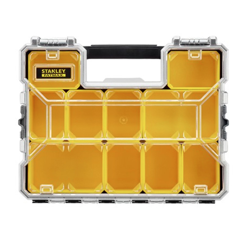 Organizator profesional ingust STANLEY® FATMAX® 8 compartimente, 450x360x80 mm cu incuietori metalice