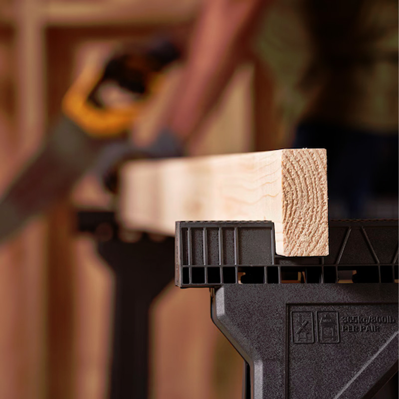 Set 2 capre pliabile din plastic, sarcina max. 362 kg, STANLEY