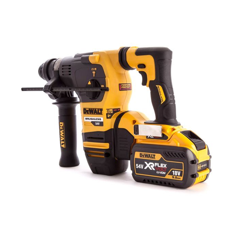 Ciocan rotopercutor cu 3 functii, 2 x 54V/3Ah XR FLEXVOLT, 3.5J, DeWalt, tip DCH333X2-QW