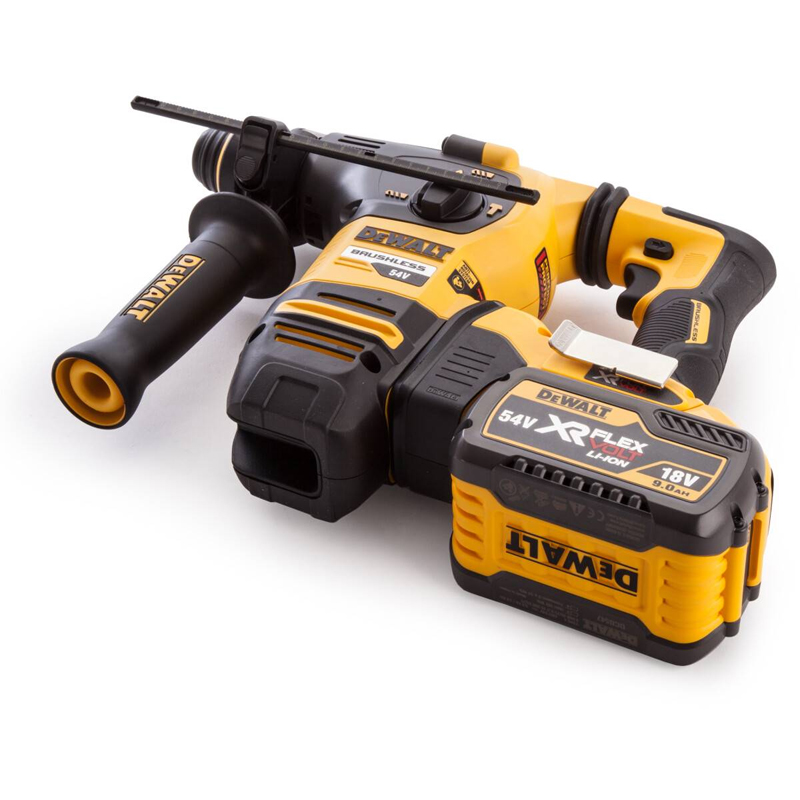 Ciocan rotopercutor cu 3 functii, 2 x 54V/3Ah XR FLEXVOLT, 3.5J, DeWalt, tip DCH333X2-QW