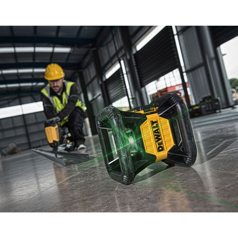 Nivela laser rotativa, fascicul verde, 18V Li-IOn XR, 1 x 2.0Ah, max. 600m, DeWalt, TSTAK, tip DCE079D1G-QW