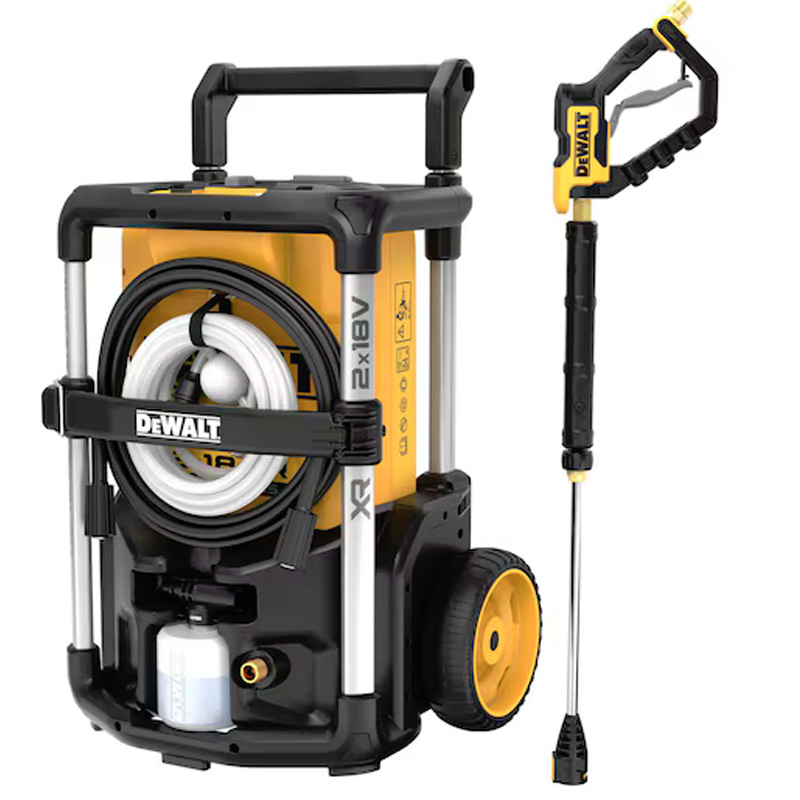 Aparat de spalat cu presiune si 2 acumulatori 18V XR Li-Ion, 110 bar, 4.5 l/min, motor fara perii, SOLO DeWalt tip DCMPW1600N-XJ