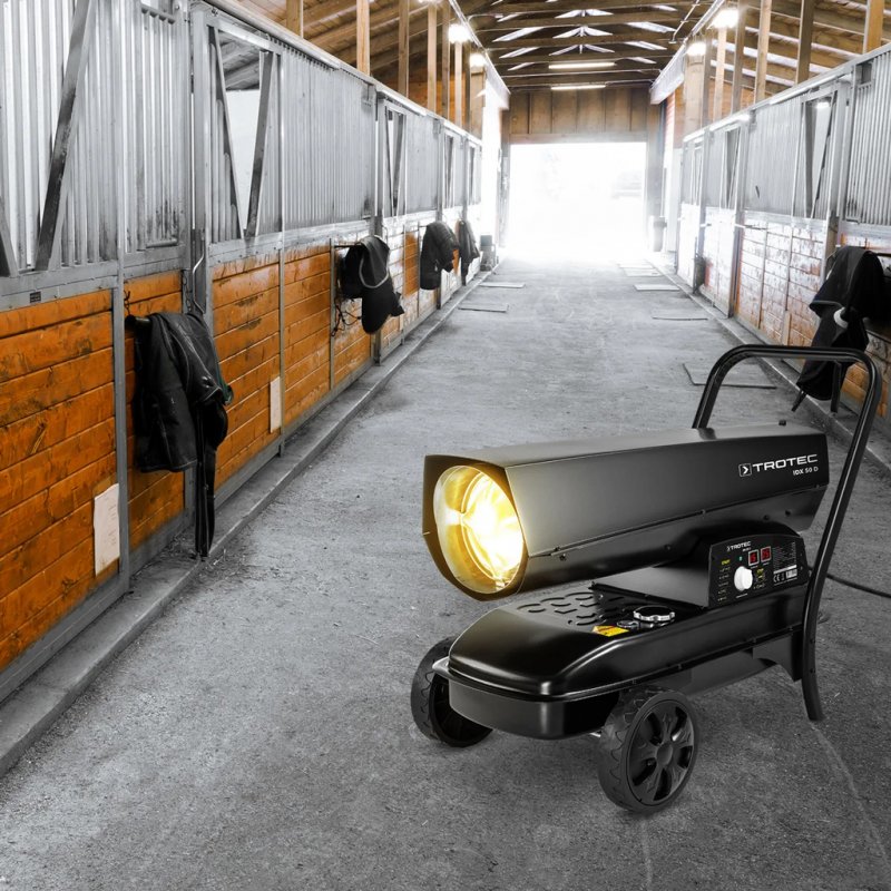 Incalzitor cu motorina cu ardere directa TROTEC IDX 50 D - 55 kW