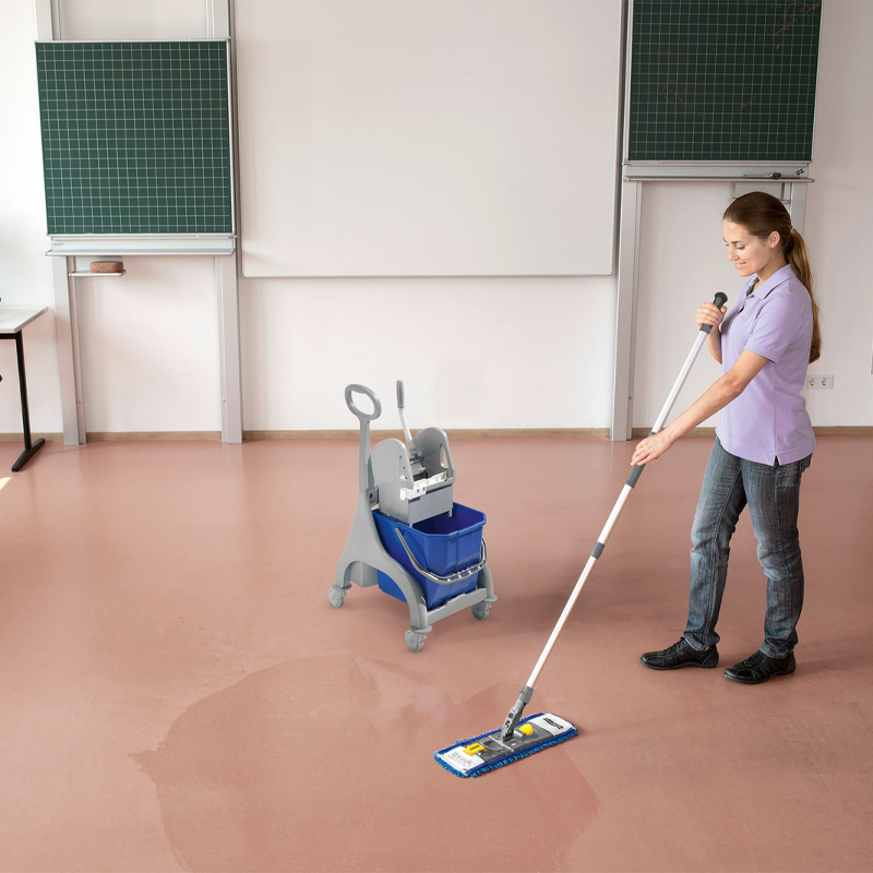 Carucior cu 1 galeata 25l, maner si presa uscare, Kärcher