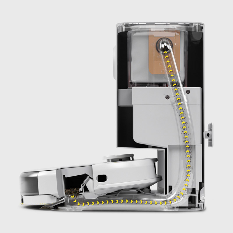 Aspirator robot cu functie de mop, Kärcher, tip RCV5 Confort