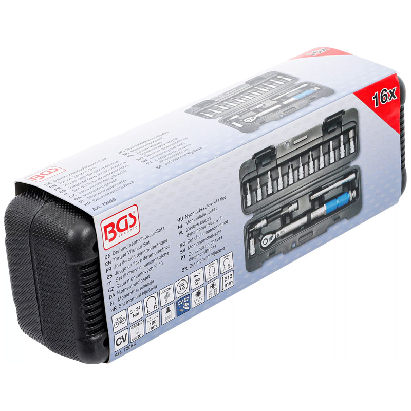 Set cheie dinamometrica antrenare 1/4