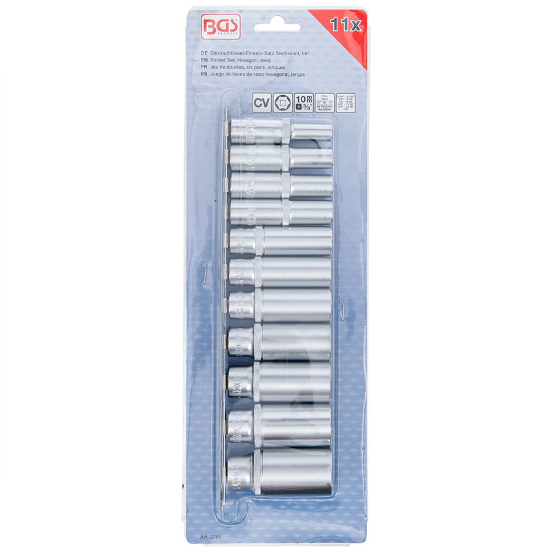 Set 11 chei tubulare ProTorque lungi 3/8