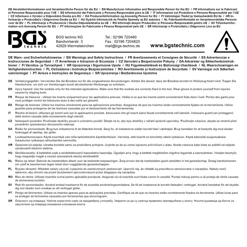 Set 11 chei tubulare ProTorque lungi 3/8