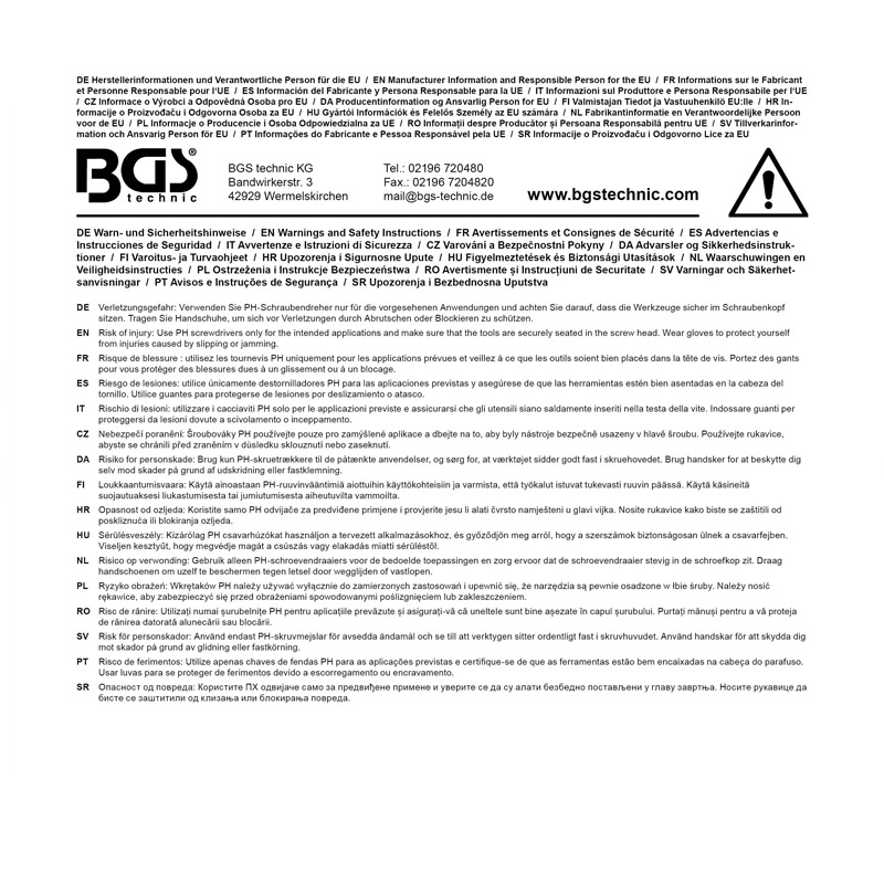 SURUBELNITA CURCE PHILLIPS PH2, 100MM * BG-4910