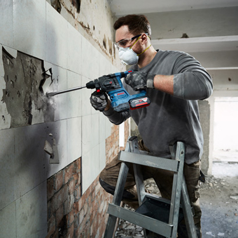 Ciocan rotopercutor SDS-plus 18V, 1.9 J, SOLO, Bosch KICKBACK CONTROL tip GBH 185-LI