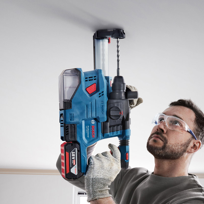 Ciocan rotopercutor SDS-plus 18V, 1.9 J, SOLO, Bosch KICKBACK CONTROL tip GBH 185-LI