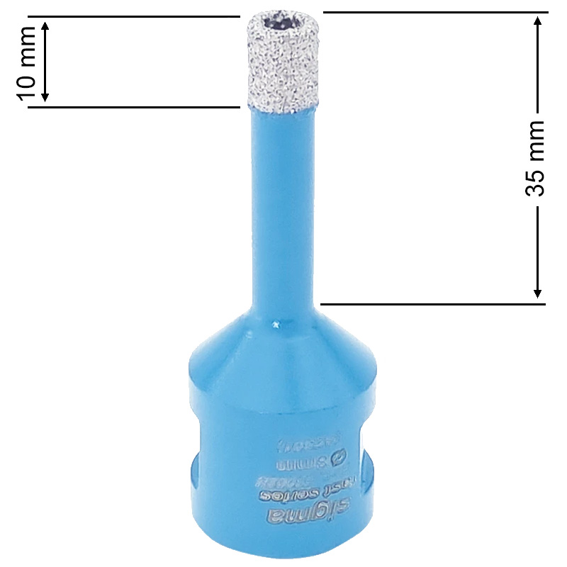 Carota diamantata pentru placi ceramice, 8 mm, prindere M14, SIGMA