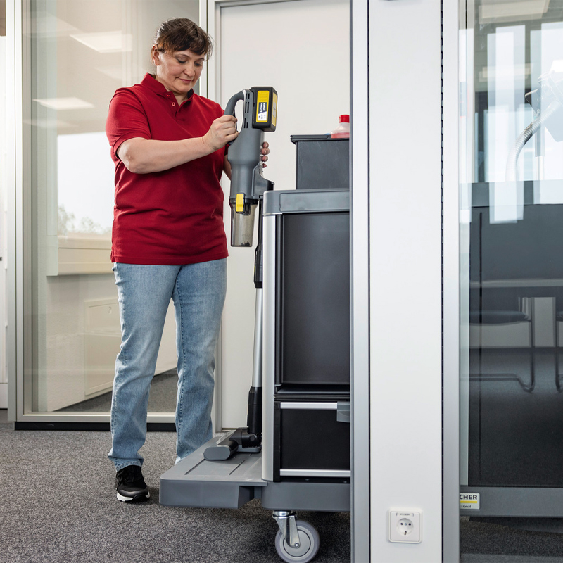 Aspirator vertical compatibil cu acumulator 36V, Kärcher, tip LVS1/2Bp, SOLO (fara incarcator si acumulatori)