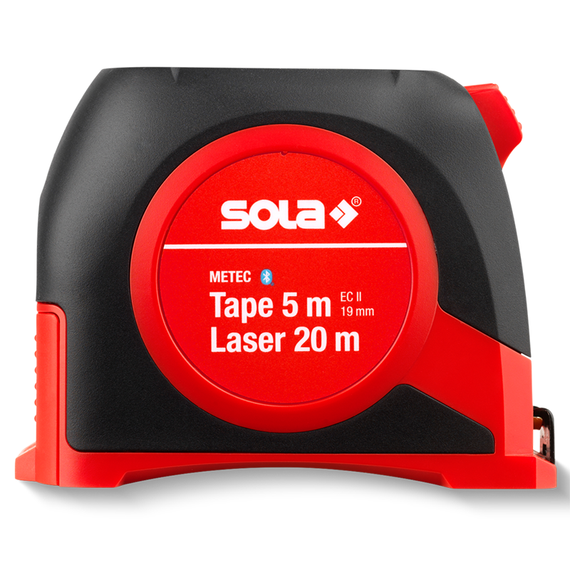 Ruleta digitala 5m cu telemetru laser 20m, BLUETOOTH, tip SOLA METEC