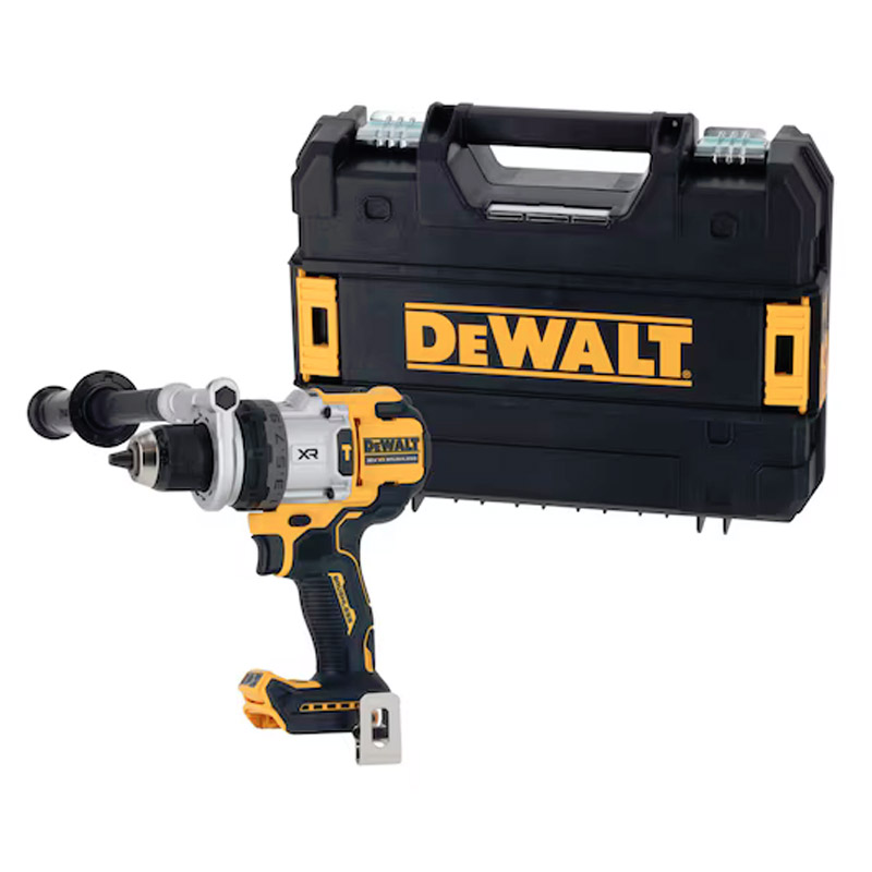 Masina de gaurit/insurubat cu percutie, 18V, Li-Ion, 169 Nm, SOLO, DEWALT Premium DCD1007NT-XJ