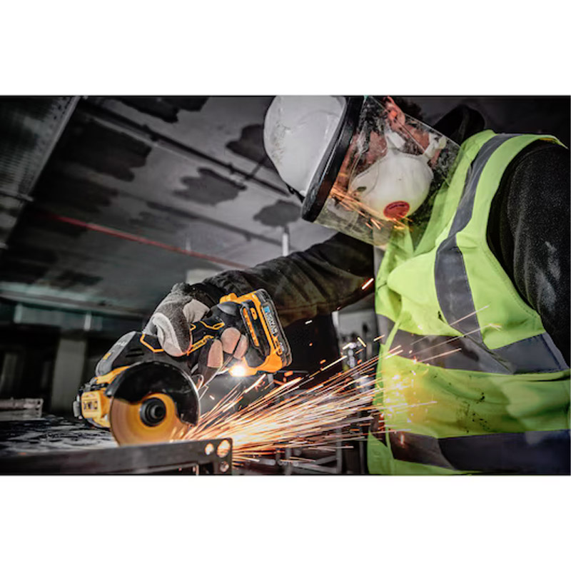 Polizor unghiular cu accesorii, 76 mm, 18V, SOLO, DeWalt DCS438N-XJ