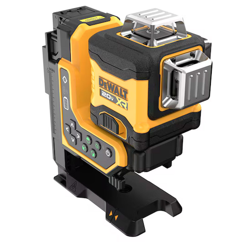 Nivela laser DeWALT cu telecomanda si acumulatori 18V XR Li-Ion, cu 3 linii fascicul verde 3x360°, SOLO, DeWalt tip DCLE34035B-XJ