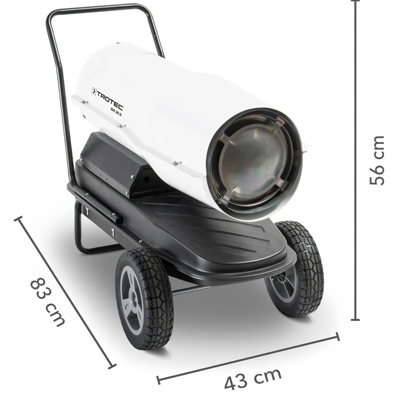 Incalzitor cu motorina cu ardere directa, 30kW TROTEC tip IDE30D