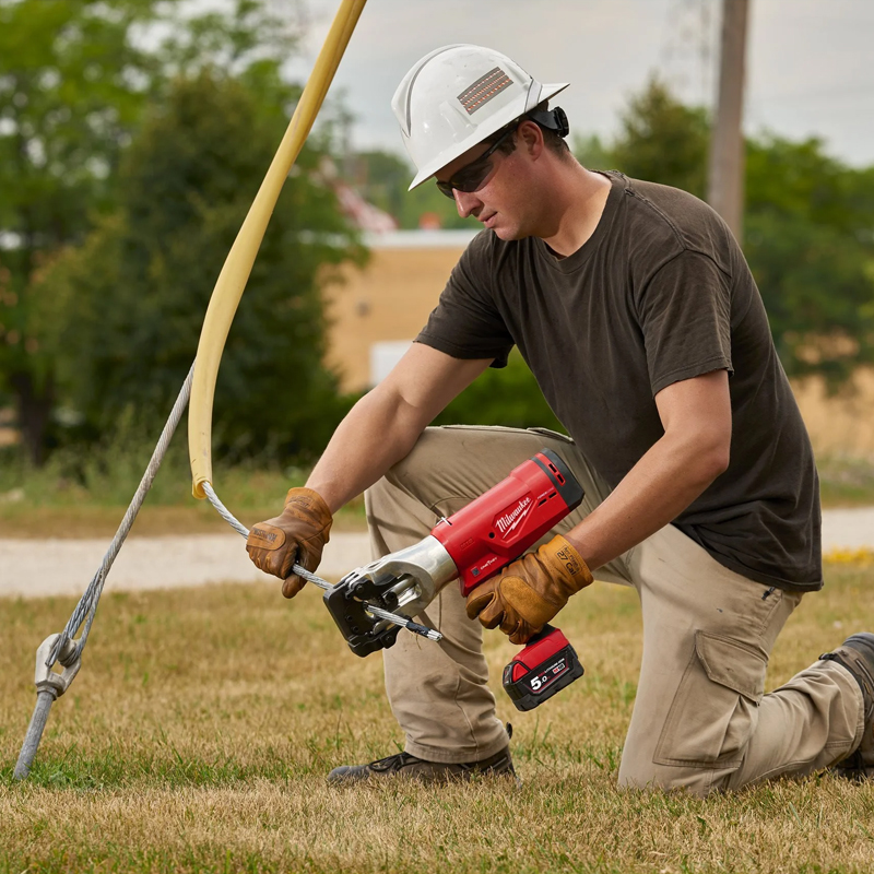 Masina hidraulica pentru taiat cabluri max.44mm, 77.8kN, 18V, Li-Ion, Force Logic, Milwaukee, tip M18HCC45-0C