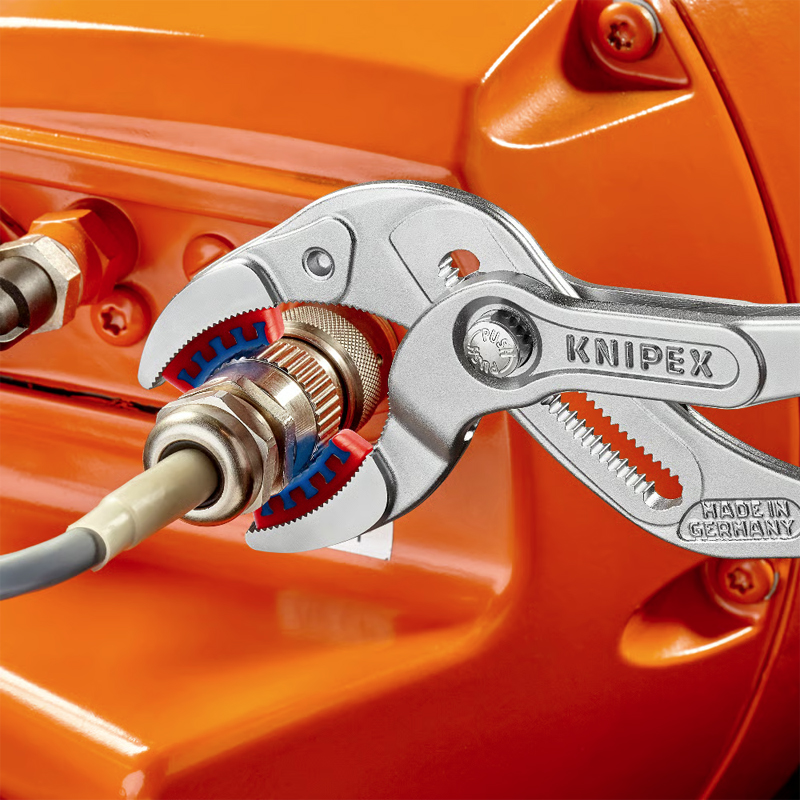 Cleste pentrut sifon, conectori si tevi plastic 250 mm, Ø 10-75 mm, Knipex