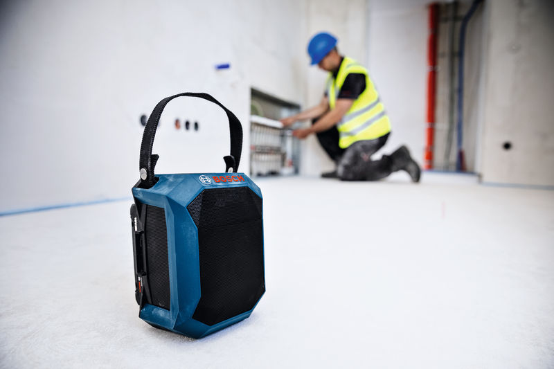 Boxa/difuzor BOSCH PRO GPB 18V-1 C, Bluetooth, 18V, pentru santier, Solo