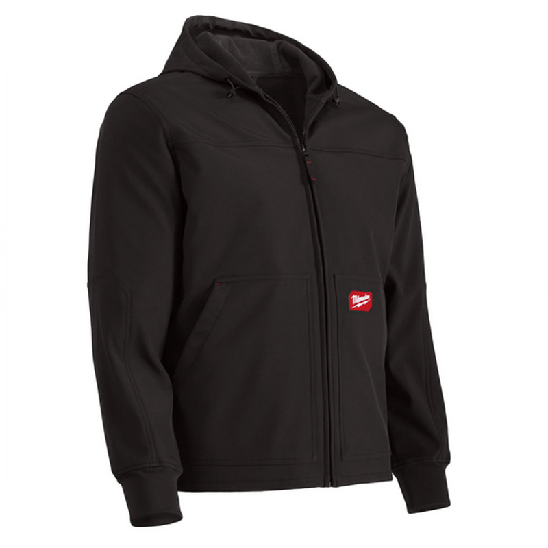 Jacheta Softshell de lucru cu gluga Milwaukee, FREEFLEX, negru, marimea L