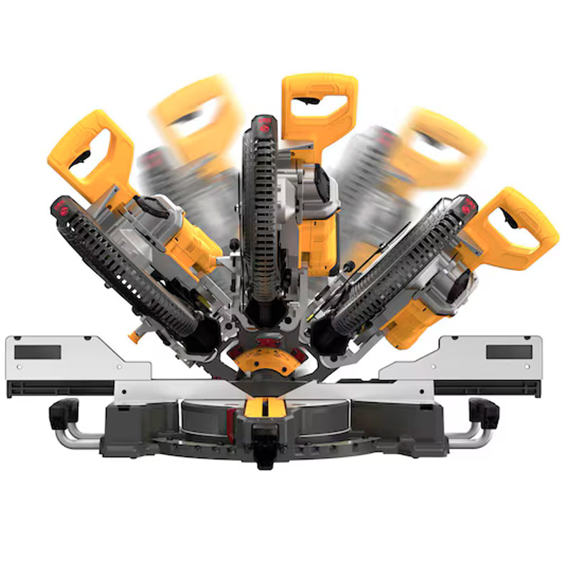 Fierastrau circular cu taiere inclinata 305 mm, cu acumulatori Li-Ion XR FLEXVOLT 54 V 2x 9.0 Ah, DeWalt tip DCS781X2-QW