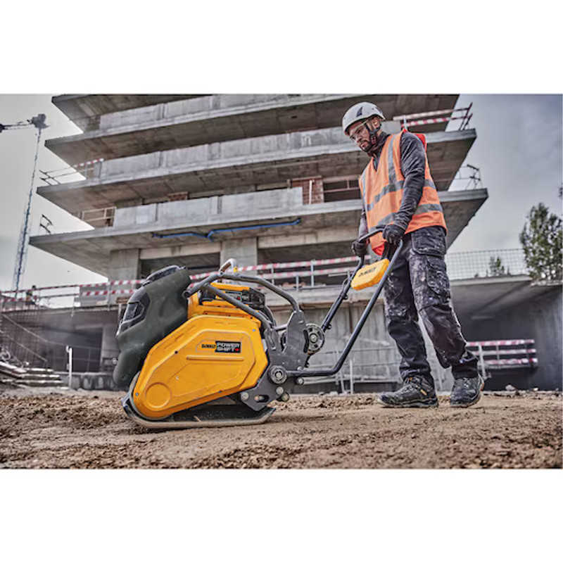 Placa compactoare cu acumulator 55V, 10Ah si incarcator, DeWalt PowerShift, 100kg, tip DCPS7154