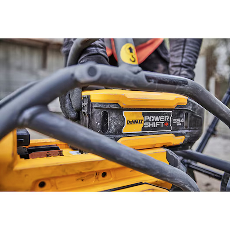 Placa compactoare cu acumulator 55V, 10Ah si incarcator, DeWalt PowerShift, 100kg, tip DCPS7154