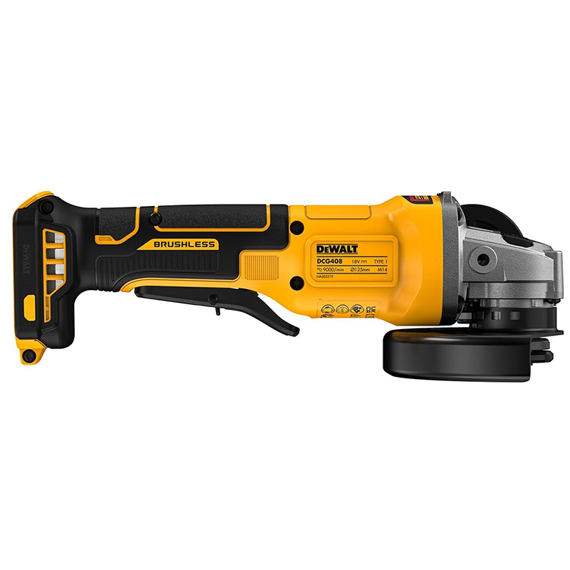 Polizor unghiular DeWALT, 125mm, 18V, 8000rpm, SOLO, tip DCG408N-XJ